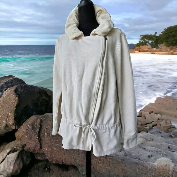 DYLAN (M) knit/Terry Zip Up Outerwear - Picture 1 of 5